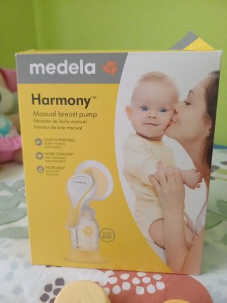 Sacaleches manual Medela Harmony+bolsas congelado