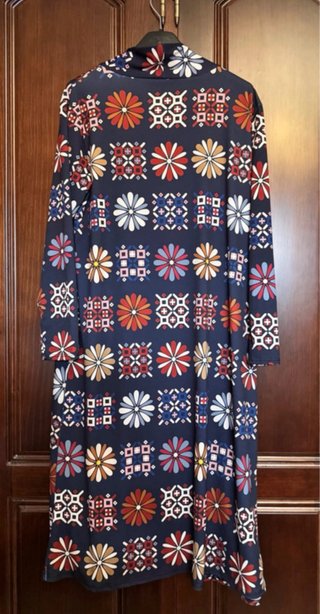Conjunto caftán y pantalón estampado