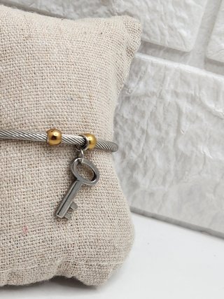 Pulsera Acero Quirúrgico Llave