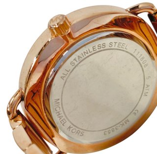 Relógio Michael Kors Dourado Rosa