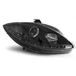 Faros delanteros para Seat Leon 2 05-09 DRL Fondo