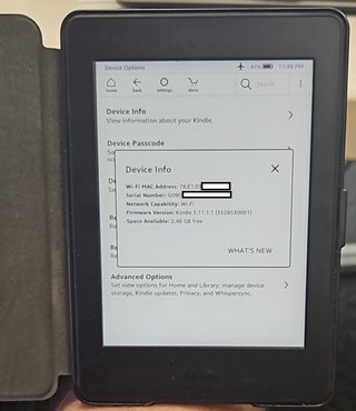 Kindle 7ª Gen con funda