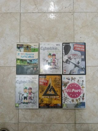 Lote Juegos Wii y PC: Cyberbike, Delta Force, Rogu