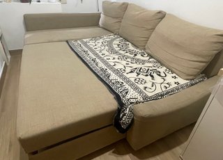 Sofá cama chaise longue 3 plazas