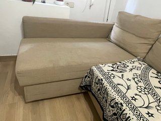 Sofá cama chaise longue 3 plazas