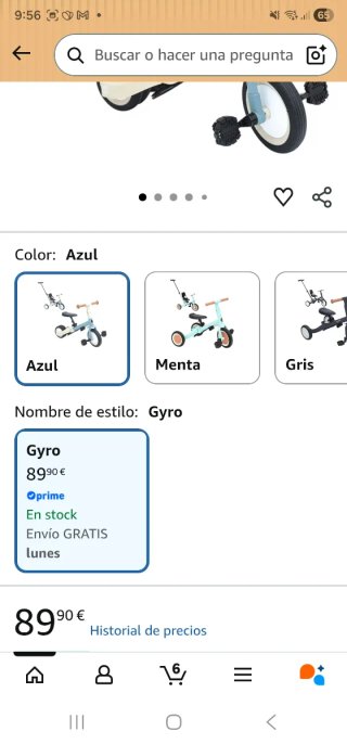 Triciclo GYRO 5 en 1