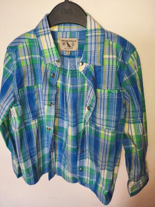 Camisa niño Grand & Hills cuadros