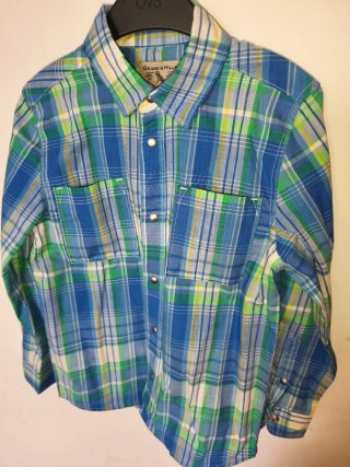 Camisa niño Grand & Hills cuadros