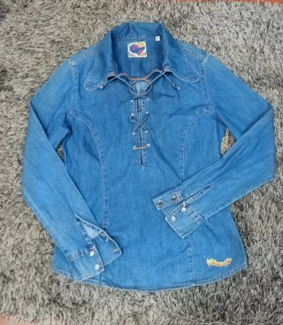 Camisa Vaquera Vintage Miss Sixty Talla S