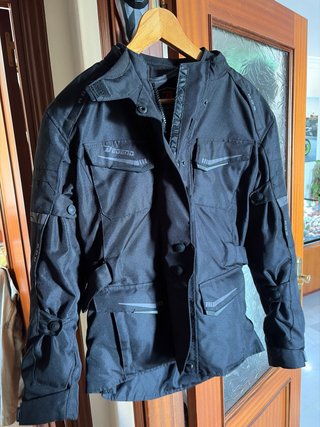 Chaqueta Moto Negra DEGEND Talla L Mujer