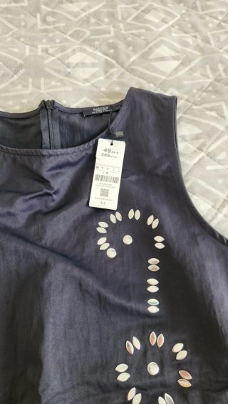 Vestido corto Parfois negro talla M