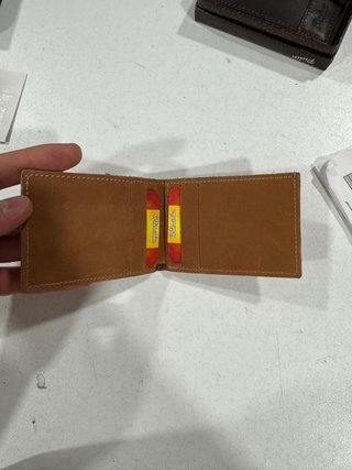 Cartera de Piel Cuero Marrón