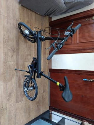 Bicicleta Xiaomi Plegable Negra