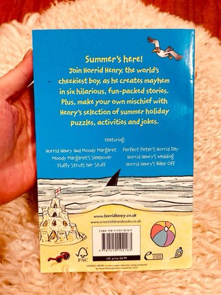 Libro inglés niños |Horrid Henry Summer Fun 6-8año