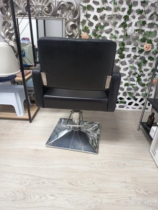 Sillón Peluquería Hidráulico Negro