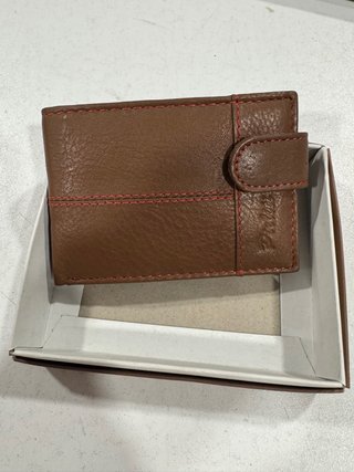 Cartera de piel Marrón
