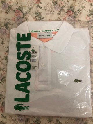 Polo Lacoste Rosa Talla M y otro Blanco Talla M
