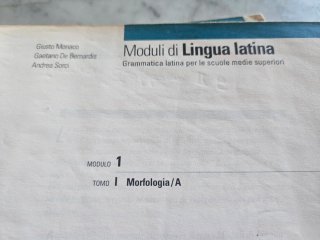 Moduli di lingua latina per le scuole superiori
