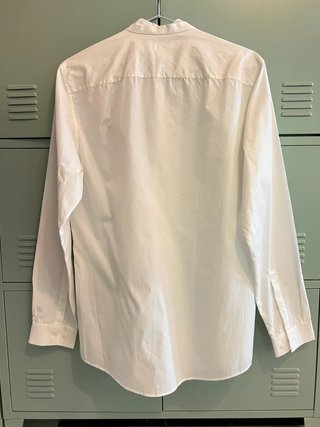 COS – White Convertible Collar Shirt – Mandarin