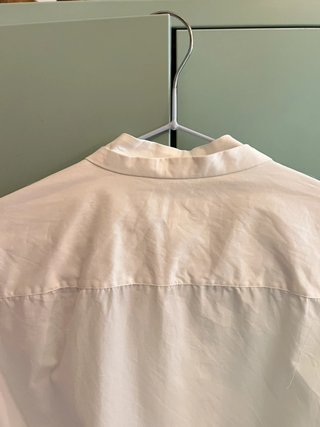 COS – White Convertible Collar Shirt – Mandarin