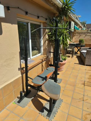 Banco musculación Domyos BM 470 (sin pesas)