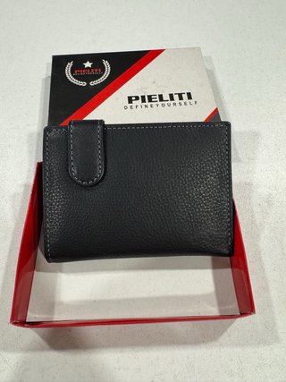Cartera piel Negra