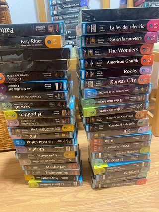 80 Cintas VHS Películas Originales. El mundo