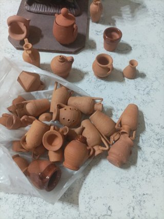 Figura Belén Alfarero con Vasijas