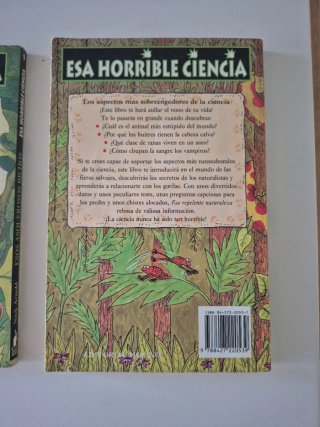 Lote 2 libros Esa horrible ciencia