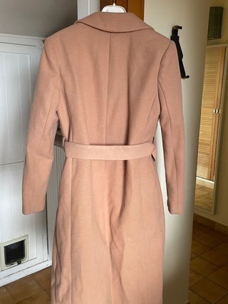 Cappotto lungo Primark cammello con cintura