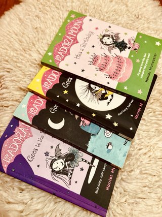 Libros inglés niños |Isadora Moon 4 libros 5-8años