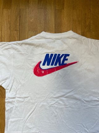 Camiseta Nike Blanca Triple Logo Swoosh