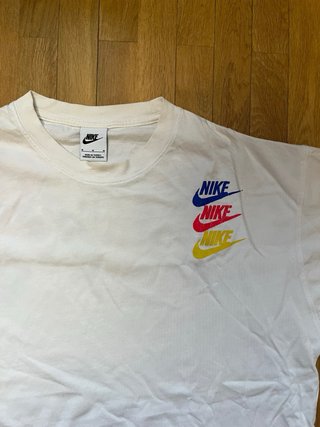 Camiseta Nike Blanca Triple Logo Swoosh