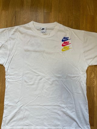 Camiseta Nike Blanca Triple Logo Swoosh