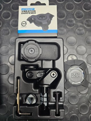 Quad Lock Fork Stem Mount PRO + Dampener