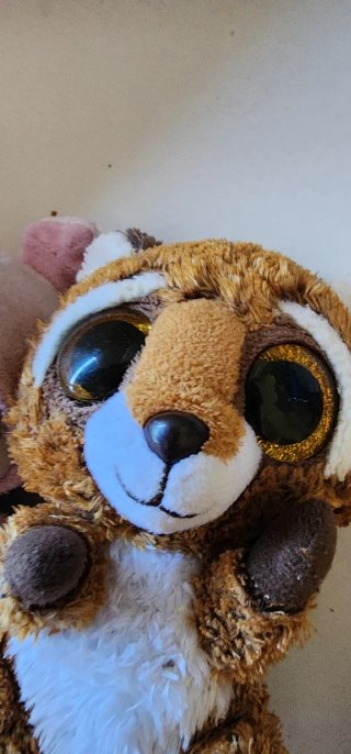 Peluche variado. Varios peluches. Labubu y TY ojos