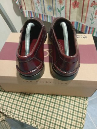 Castellanos Georges Mocasines Granate Talla 42