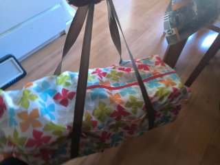 Cuna de viaje Jane con estampado de pájaros