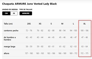 Chaqueta ARMURE Juno Vented Lady Negra