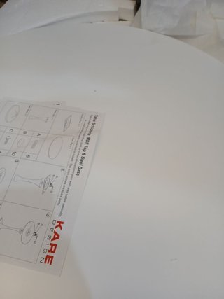 Kare Design Tapa de  Mesa Schickeria, ø 80 cm