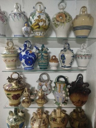 Lote Botijos Cerámica Decorados