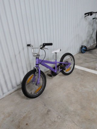 Bicicleta infantil 16 pulgadas morada