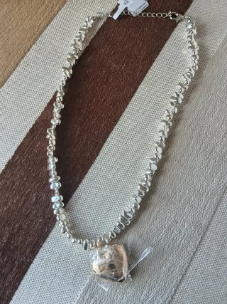 Collar Luxenter Corazón Dorado y Plateado
