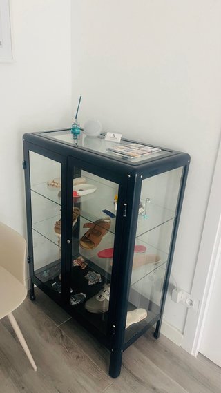 Vitrina IKEA FABRIKÖR azul - como nueva