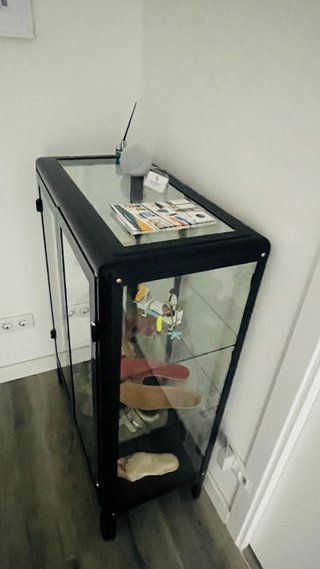 Vitrina IKEA FABRIKÖR azul - como nueva
