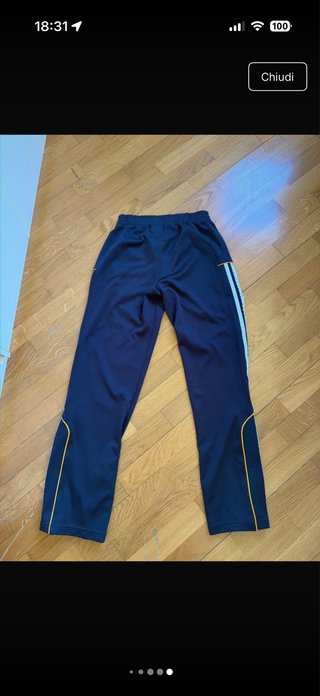 Pantaloni Vintage Adidas Blu Taglia L