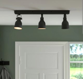 Lámpara Techo HEKTAR IKEA Gris Metal