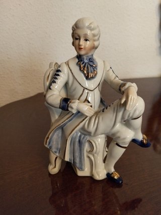 Conjunto porcelana vintage pareja té