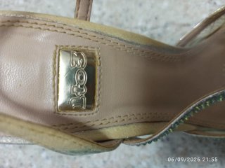 Scarpe eleganti 1to3 oro/argento con tacco