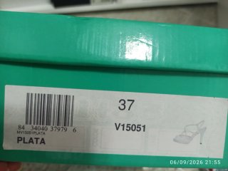Scarpe eleganti 1to3 oro/argento con tacco
